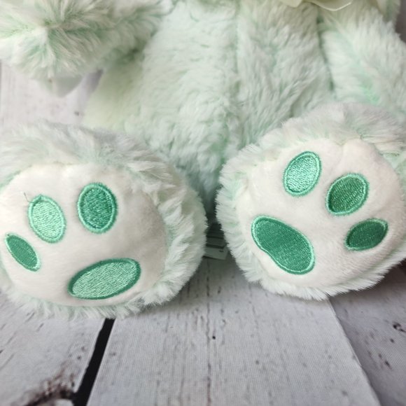 Mint plush stuffed animal bunny green bunny 10' Easter plush - Picture 2 of 6
